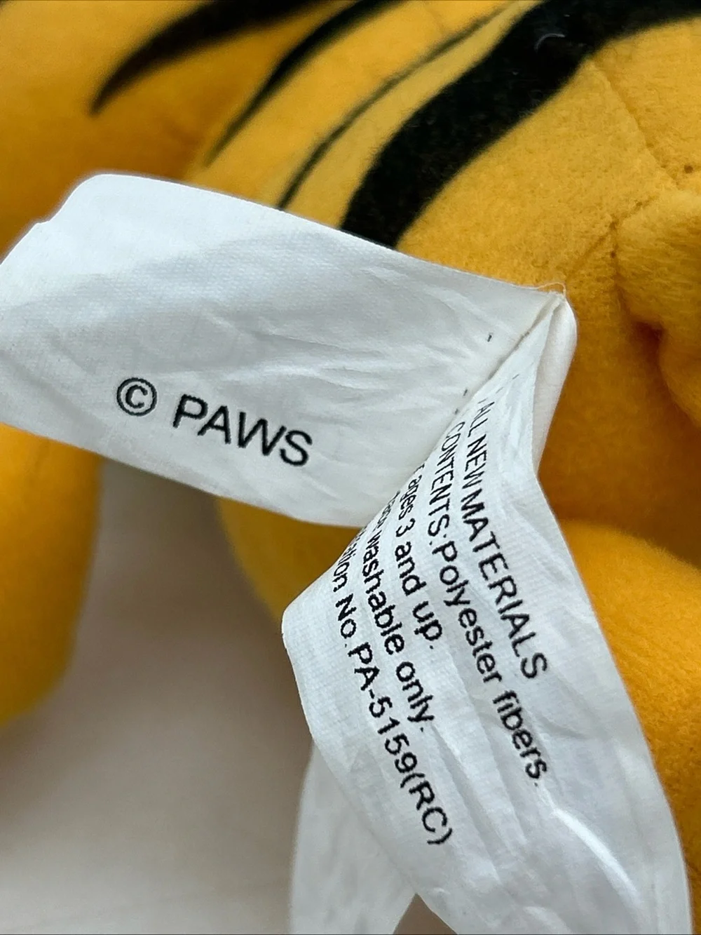 Garfield The Cat PAWS Play by Play Toy Vintage 9” Stuffed Plush Jim Davis
